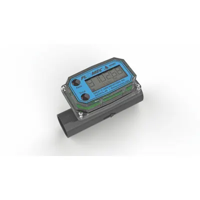 FLOMEC Watermeter: Water Meter, Turbine, 1 in Spigot, 1 in Connection Size, Spigot - Inline Turbine Flowmeters with Totalizers for Water