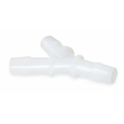 ELDON JAMES Barbed Wye: Barbed, 3/8 in ID x 3/8 in ID x 3/8 in ID Fitting Size, HDPE - Polyethylene Barbed Tube Fittings