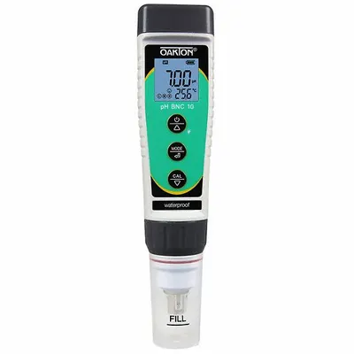 OAKTON pH Meter: pH, Meter, Reagents Sold Separately, 0 pH pH Range - Min - Pocket pH Testers