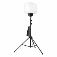 VOLTERREX Tripod Balloon Light Kit: 13,000 lm Max Brightness, 6.5 ft Max Ht, 48V DC, IP44 (MPN VT-100W-10A-G1)