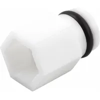 KIPP Plastic Insert: 13 mm Socket Size, PETP, For Hygienic Environment, 19.5 mm Overall Lg (MPN K1361.1006)