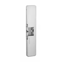 This HES electric strike combines cylindrical and mortise functionality in a bronze finish. It measures 9 inches in height, operates on 12/24V input voltage, and is rated for heavy-duty performance. Suitable for access control systems in commercial and industrial settings requiring reliable door locking