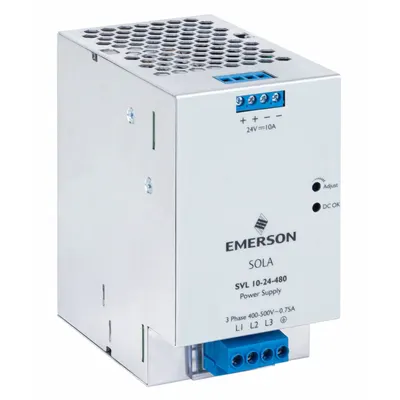 SOLAHD DC Power Supply: DIN Rail, 240 W Output Power - Rated, 10 A Current - Output - DIN Rail Mount DC Power Supplies