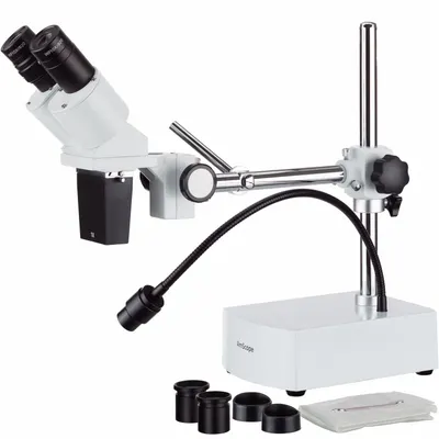 GLOBE SCIENTIFIC A-SE400-Z Stereo Binocular Microscope - Stereo Microscopes