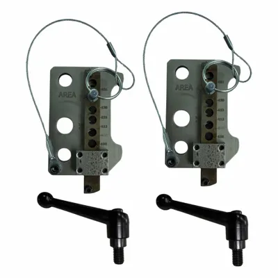 FTS Drill Rail Size Adaptors, 1 PR: Adj Rail Shoe - Railroad Power Tool Accessories