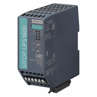 Siemens 6EP41363AB000AY0 Standby UPS, 600 VA, 24 V DC Input/Output - DC Input UPS Systems