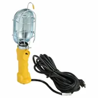 BAYCO Hand Lamp: Bulb Dependent, 25 ft Power Cord Lg, 1 Brightness Levels, 1, 75 W, 120V AC, Corded (MPN SL-425A)