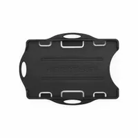 Swipe Card Holder: Clip, Horizontal/Vertical, 3 13/16 in Badge Pouch Wd, 2 3/4 in Overall Ht, 10 PK (MPN 212-T889-A56-P02)