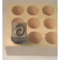 YOUNG BROS. STAMP WORKS Hand Stamp Character: 9, 1/4 in Character Ht, 3 in Shank Lg, Steel, Reverse (MPN YOU-06094-9)