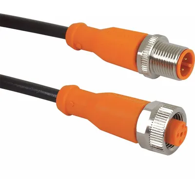 IFM Double-Ended Cordset with PUR Jacket - Double-Ended Cordsets with PUR Jacket for Twisting Applications