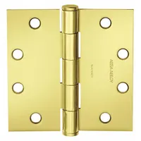 This full mortise-mount butt hinge is made of steel with a leaf width of 1 11/16 in and a plain bearing type. Designed for recessed installation into the door and frame, it is suitable for moderate-traffic doors in industrial and commercial facilities requiring smooth pivoting