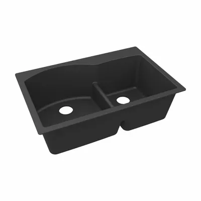 ELKAY ELGH3322RMB0 Two-Bowl Counter-Mounted Kitchen & Bar Sink - Two-Bowl Counter-Mounted Kitchen & Bar Sinks without Faucets