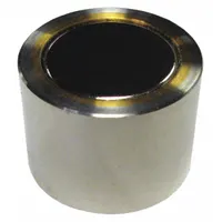 This cylindrical neodymium magnet has a 1 in outside diameter and 0.75 in thickness, with a 1/4-20" threaded tap for secure mounting. It provides a maximum pull force of 55 lbf. Commonly used for lifting, holding, and retrieving ferrous parts in industrial fixturing and assembly operations