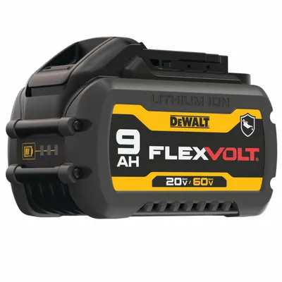 DEWALT Battery: FLEXVOLT, 9 Ah, Battery Included - DEWALT Cordless Tool Batteries