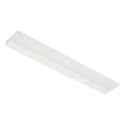 LED Under Cabinet: 22 in Lg, 746 lm, 2700K/3000K/4000K, 10.7 W, Plug-In or Hardwired - Linear LED Under-Cabinet Light Fixtures