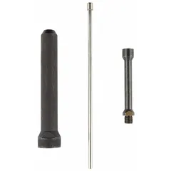 This replacement nosepiece is a blind, extension type made of metal, designed to fit 1/4 in rivet diameter. It is used in metalworking and assembly applications requiring blind rivet installation with compatible rivet tools.