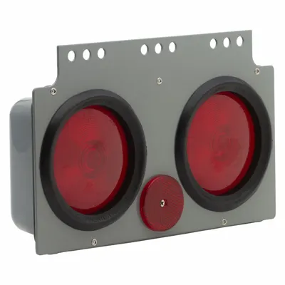 GROTE 51022 Stop Light, Red, Rectangular, Incandescent, Screw Mount - Stop Lights