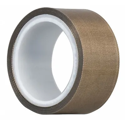 TAPECASE Cloth Tape: 1/2 in Wd, 5 yd Lg, 4.7 mil Thick, Silicone, Polyethylene Coated Cloth - PTFE Slick Surface Tape