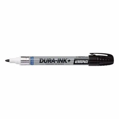 MARKAL Aerospace Ink Marker, Bullet Point, Black, Std Actuation, 3 mm Tip - Aerospace Ink Markers