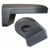 Gray aluminum wall mount designed for Transcendent series dome cameras. Includes mounting hardware for secure screw attachment to walls. Suitable for indoor or outdoor surveillance installations requiring stable camera positioning