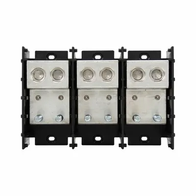 BUSSMANN Power Distribution Block: Open, Lug, Stud - Open Blocks with Line Lugs & Load Studs