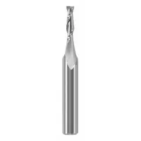 BOSCH Straight Cut Profile Router Bit: Fractional Inch, Carbide Tipped, 1/8 in Cutter Dia., 2 Flutes (MPN 85908MC)