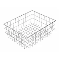 MARLIN STEEL WIRE PRODUCTS Storage Basket: Conveyor Basket, Steel, Zinc, Silver (MPN 00279001-12)