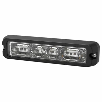 CODE 3 Vehicle Directional Light Bar: Perimeter Flashing Warning Light, Red/White - Emergency Vehicle Perimeter Lights