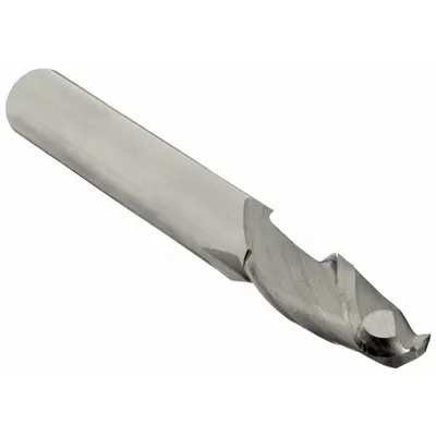 OEM General Purpose Carbide Ball End Mill, 16 mm Dia, 2 Flute, 32 mm LOC, 102 mm OAL - General Purpose Carbide Ball End Mills