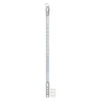 Partial-immersion armored liquid-in-glass thermometer with Celsius scale, range -20°C to 110°C, accuracy ±1°C, and 3-inch immersion depth. Suitable for temperature measurement in laboratory and industrial process monitoring where partial immersion is required