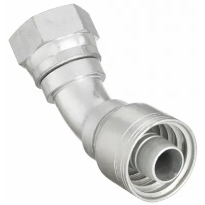 AEROQUIP 45° Elbow Crimp Hydraulic Hose Fitting - Aeroquip Crimp Hydraulic Hose Fittings with JIC Connection
