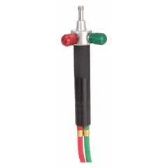 This precision soldering and brazing outfit is designed for use with hydrogen fuel. It is suitable for brazing, welding, and soldering applications requiring a clean, high-temperature flame. The kit is compatible with acetylene, hydrogen, natural gas, propane, and propylene.
