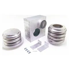 Air terminal kit for use with compatible manufacturer part number 150-400A. Designed as a replacement component in HVACR systems to facilitate airflow and terminal connections. Suitable for servicing or upgrading heating and ventilation equipment in commercial or industrial environments.