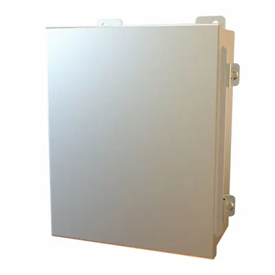 HAMMOND Electrical Enclosure: Stainless Steel, 10 in x 8 in x 4 in, NEMA 12/13/3R/4/4X - Stainless Steel Enclosures