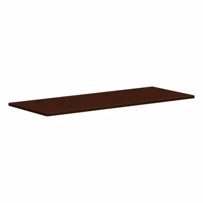 HON Desk Top HLPLRW6024.LTM1, Mahogany Laminate, 200 lb Capacity - Training Table Bases & Legs