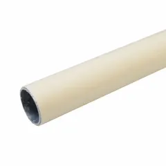This steel framing pipe is designed for use in clamp-on pipe systems to support and route piping in structural framing applications. It features a matte ivory finish and measures 96 inches in length with a nominal pipe size of 1-1/8 inches.