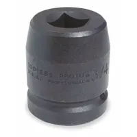 PROTO Impact Socket: 1 in Drive Size, SAE, 1 1/2 in Socket Size, 4-Point, Std, 2 1/2 in Overall Lg (MPN J10024SS)