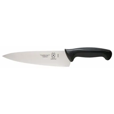 MERCER CUTLERY Millennia Chef's Knife, 8 in, Forged Steel Blade, Black Handle - Chef's Knives