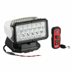 This MILWAUKEE M18 Work Light delivers up to 4,250 lumens with three selectable modes. The 90° light distribution and 6-inch maximum height provide focused area coverage for jobsite illumination. Suitable for construction, maintenance, and industrial tasks requiring bright, adjustable lighting.