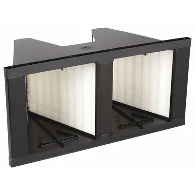 OEM MERV 14 V-Bank Air Filter, 12x24x12 in, Fiberglass, Plastic Frame - MERV 14 V-Bank Air Filters