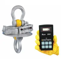 This dynamometer has a 6000 lb capacity with 2 lb readability and ±0.1% accuracy. It features a wireless remote indicator and an alloy steel housing. Includes a Foundry Kit, Load Cell Thermometer, and Heat Shield. Complies with FCC standards. Suitable for weighing suspended loads in industrial lifting and material handling applications