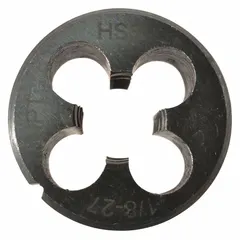 This replacement part has a solid 1-inch outer diameter and a 1/8-27 NPT thread. It is used for maintenance or repair of power tools.