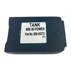 This black plastic replacement battery is designed for use with Vocollect Talkman wearable computers. It is compatible with manufacturer model number T2 and serves as a direct replacement for the original battery in warehouse automation headsets.