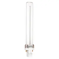 This 13-watt compact fluorescent twin-tube plug-in lamp features a T4 shape and a 2-pin GX23 base. With a color temperature of 3500K, it produces neutral white light. It is non-dimmable and suitable for general lighting in commercial and industrial fixtures such as recessed troffers, wall sconces, and ceiling-mounted luminaires.