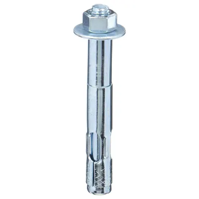 MKT FASTENING 3/4 in Steel Sleeve Anchor with Hex Nut, 5/8"-11 Thread, 5-Pack - Sleeve Anchors with Hex Nuts