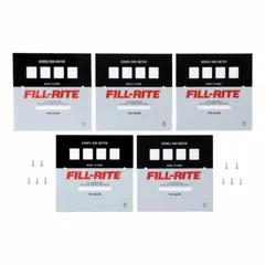 Replacement faceplate for Fill-Rite fuel transfer pumps. Restores the front panel to protect internal components and maintain proper pump operation in industrial fueling applications.