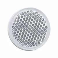 IFM Round Sensor Reflector: Non-Polarized, Round, Plastic, 42 mm Overall Dia (MPN E20004)