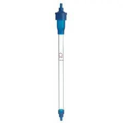 This sterile ion-exchange chromatography column has a 5 cm column length and 20 micron particle size. It is used for laboratory separation and purification of charged biomolecules such as proteins.