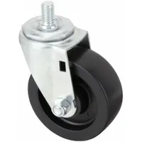 APPROVED VENDOR Stem Caster: 3 1/2 in Wheel Dia., 1 1/4 in Wheel Wd, Swivel, Swivel, Polyolefin (MPN 32J815)