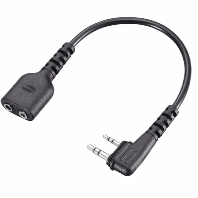 ICOM Right Angle Adapter Cable: Fits Icom, For ID-51A, IP100H, IP501H Series - ICOM-Compatible Audio Adapters